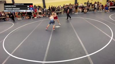 126 lbs Champ. Round 2 - Carson Petry, MN vs Beckett Rehorst, SD