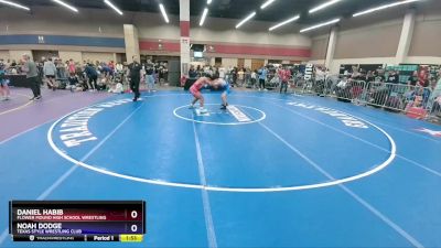 157 lbs Champ. Round 2 - Daniel Habib, Flower Mound High School Wrestling vs Noah Dodge, Texas Style Wrestling Club