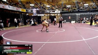 174 lbs Champ. Round 2 - LaDainian Gordon, Trinidad State vs Connor Padgett, Unattached