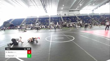 73 lbs Round Of 16 - Andy Barela, NM Gold vs Jaiden Pearsall, LV Bear WC