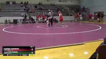 138 lbs Finals (2 Team) - Cayden Andrews, Southridge vs Clayton Mason, Princeton