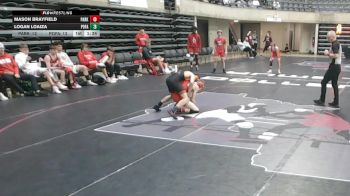 121 lbs Semis & 1st Wrestleback (8 Team) - Mason Brayfield, Park Hill, MO vs Logan Loaiza, Post Falls, ID