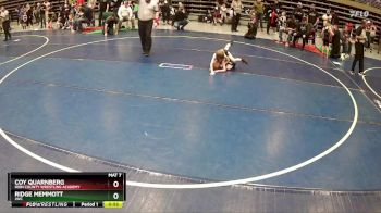 42 lbs Cons. Round 4 - Ridge Memmott, JWC vs Coy Quarnberg, Iron County Wrestling Academy