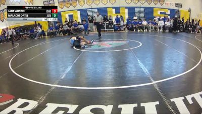 120 lbs Finals (8 Team) - Jake Austin, Charlotte Hs vs Malachi Ortiz, Jesuit