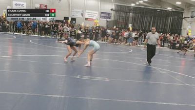 105 lbs Champ. Rd Of 32 - Sicilie Lomeli, Shelton Wrestling Academy vs Kourtney Azuri, Maw