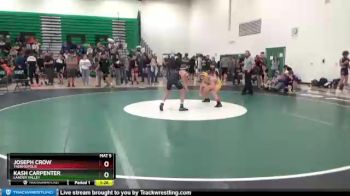 106 lbs Quarterfinal - Joseph Crow, Thermopolis vs Kash Carpenter, Lander Valley