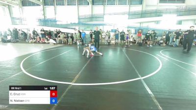 46 kg Rr Rnd 1 - Caliyah Cruz, Horizon Huskies vs Nicholas Nielsen, Spring Hills Wrestling