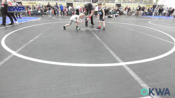 43 lbs Round Of 16 - Mason Dougherty, Woodland Wrestling Club vs Tyler Fleenor, Standfast OKC