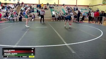 157 lbs Cons. Round 3 - Michael Burgo, Archmere Academy vs Luca Scopio, Salesianum