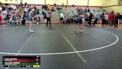 157 lbs Cons. Round 3 - Michael Burgo, Archmere Academy vs Luca Scopio, Salesianum