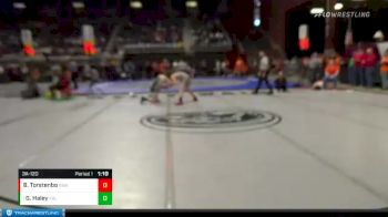 3A-120 lbs Quarterfinal - Garrett Haley, Pinedale vs Brayden Torstenbo, Rawlins