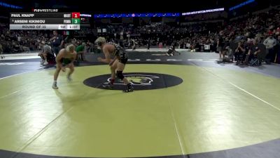 144 lbs Round Of 32 - Paul Knapp, Martin Luther King (SS) vs Arseni Kikiniou, Poway (SD)