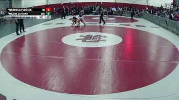 140 lbs Championship Bracket - Gabriela Plaster, The Meadows School vs Haziel La Rosa, Deer Valley High School