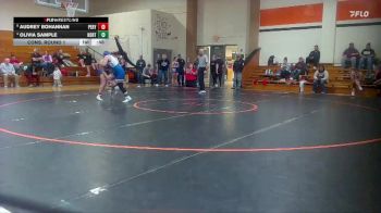 Girls 155 lbs Cons. Round 1 - Audrey Bohannan, Perry Lecompton vs Olivia Sample, Horton