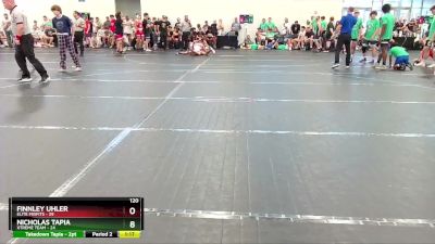 120 lbs Round 4 (6 Team) - Finnley Uhler, Elite Misfits vs Nicholas Tapia, Xtreme Team