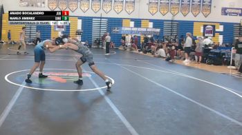 144 lbs Quarterfinals (8 Team) - Amado Bocalandro, Jensen Beach vs Marlo Jimenez, Somerset