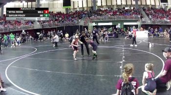 94-103 lbs Round 1 - Myra Wood, Waverly Wrestling Club - Girls vs Saylor Foley, Anselmo-Merna Wrestling Club