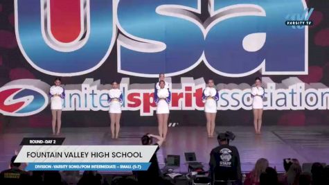 Fountain Valley High School - Varsity Song/Pom Intermediate -- Small (5-7) [2023 Varsity Song/Pom Intermediate -- Small (5-7) Day 2] 2023 USA Spirit & Junior Nationals/Collegiate Championships