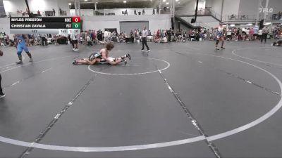 157 lbs Finals (8 Team) - Myles Preston, Noke Wrestling RTC vs Christian Zavala, Palm City Thundercats