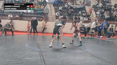 120_B lbs Round Of 16 - Andrew Clabaugh, Kane Area vs Joseph Rivera, Southern Lehigh