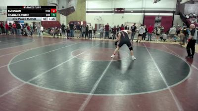 220 lbs 3rd Place Match - Keagan Lowrie, Guerrilla Wrestling Club vs Eli Dojan, Iron Youth Wrestling Club
