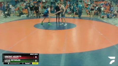 160 lbs Quarterfinal - Lucas Reynolds, Pearlers vs Vincent Vezzetti, Young Guns Nashville