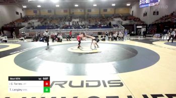 157 lbs Consolation - Claudio Torres, Lake Highland Prep vs T.j. Langley, Western Reserve Academy