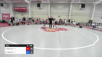 57 kg Rr Rnd 3 - Peyton Spencer, Mohawk Valley WC HS vs Max Mooney, Integrity WC Titanium