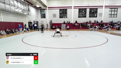 144 lbs Consi Of 4 - Brodie Burdette, Saint James School vs Jacob Kennedy, St. Anthony's