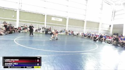 144 lbs Placement Matches (8 Team) - Ladd Holman, Utah Gold vs Dominic Meli, Colorado