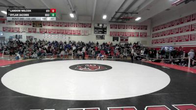 132 lbs 3rd Place - Landon Wilcox, Otter Valley vs Dylan Jacobs, Colchester