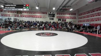132 lbs 3rd Place - Landon Wilcox, Otter Valley vs Dylan Jacobs, Colchester