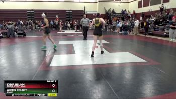 110 lbs Round 3 - Alexis Kolbet, Osage vs Lydia Bluhm, Waverly-Shell Rock