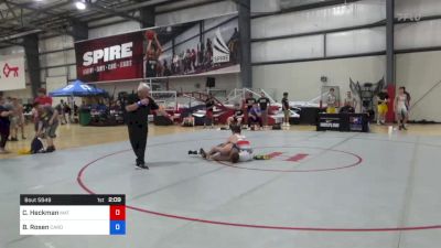 65 kg Consi Of 32 #1 - Conner Heckman, Mat Town USA vs Bradley Rosen, Cardinal Wrestling Club