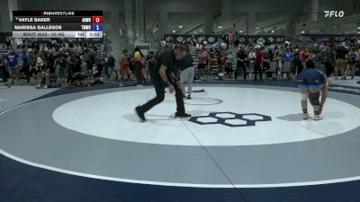 55 kg Champ. Rd Of 16 - Vayle Baker, Army (WCAP) vs Marissa Gallegos, Titan Mercury Wrestling Club (TMWC)