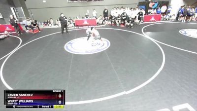 138 lbs Round 1 (16 Team) - Zavier Sanchez, SJWA-GR vs Wyatt Williams, NAWA-GR