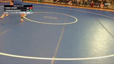 120 lbs Round 4 - Peighton Gilmour, Lincoln East vs Kinsly Stukey, Great Bend HS