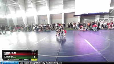 40 lbs Quarterfinal - Wells Jones, Ravage vs Kase King, Box Elder Stingers