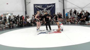 50 lbs Quarterfinal - Angelica Cookie Serratos, Surfside Girls - W vs Timmery Condit, Mat Demon - W