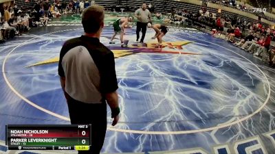 121 lbs Semis & 1st Wrestleback (8 Team) - Parker Leverknight, Staley vs Noah Nicholson, Stillwater