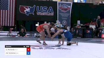 57 kg Quarters - Zane Richards, Illinois RTC / TMWC vs Michael Tortorice, Knights RTC