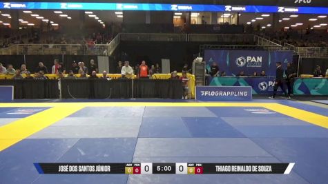 Thiago Reinaldo De Souza vs José Dos Santos Júnior 2025 Pan Jiu Jitsu IBJJF Championship
