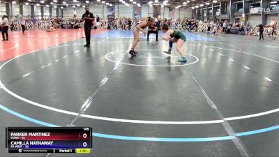 145 lbs Rd# 9- 11:30am Saturday - Parker Martinez, POWA vs Camilla Hathaway, PA WEST