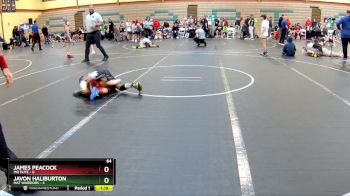 64 lbs Round 6 (10 Team) - James Peacock, MQ Elite vs Javon Haliburton, Mat Warriors
