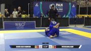 Peyton Jewell Hunt vs Desiree Jolee Thompson 2025 Pan Kids Jiu-Jitsu IBJJF Championship