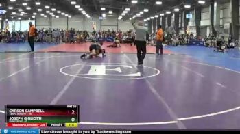 120 lbs Round 3 (6 Team) - Carson Campbell, Terps Xtreme vs Joseph Gigliotti, Ranger WC