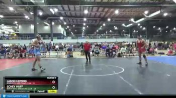 200 lbs Round 1 (3 Team) - Schey Huff, BEACH BOYZ WRESTLING CLUB vs Jason Heming, RIVER CITY WRESTLING CLUB