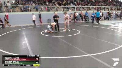 152 lbs Round 2 - Dakota Bailey, North Pole Wrestling Club vs Tristen Mayer, Valdez Youth Wrestling Club Inc.