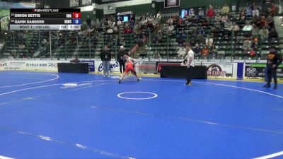 132 lbs Champ. Rd Of 32 - Simon Bettis, Sebolt Wrestling Academy vs Gavin Sanders, Big Game Wrestling Club
