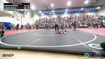49 lbs Round Of 16 - Samuel Bessinger, Team Tulsa Wrestling Club vs Jameson Mantle, Wagoner Takedown Club